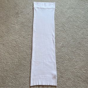 Edikted White Maxi Long Skirt